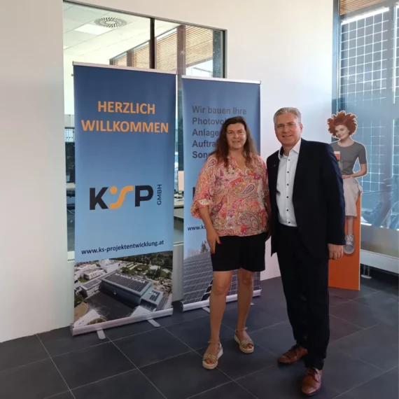 Sonnenstadt trifft Sonnenkraft Campus - Bürgermeister Martin Kulmer zu Besuch am Sonnenkraft Campus