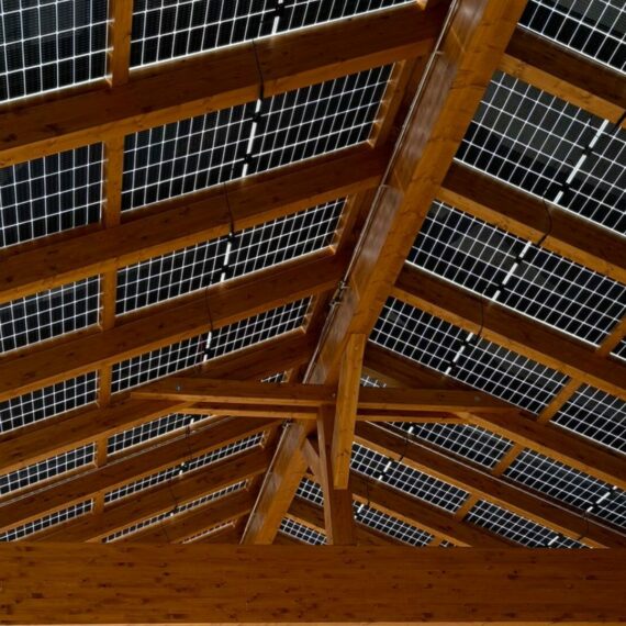 Anwendungsbeispiel Photovoltaik Überdachung