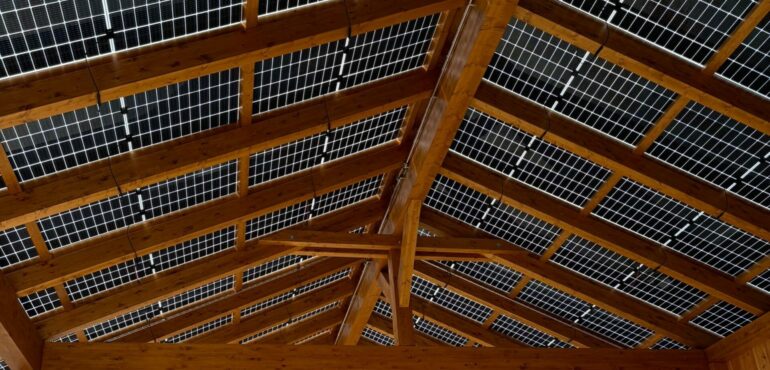 Anwendungsbeispiel Photovoltaik Überdachung