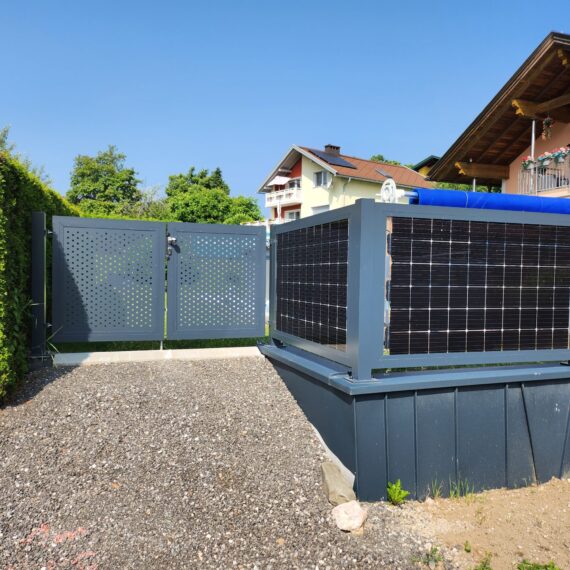 Vivatro Referenz PV Zaun liegend